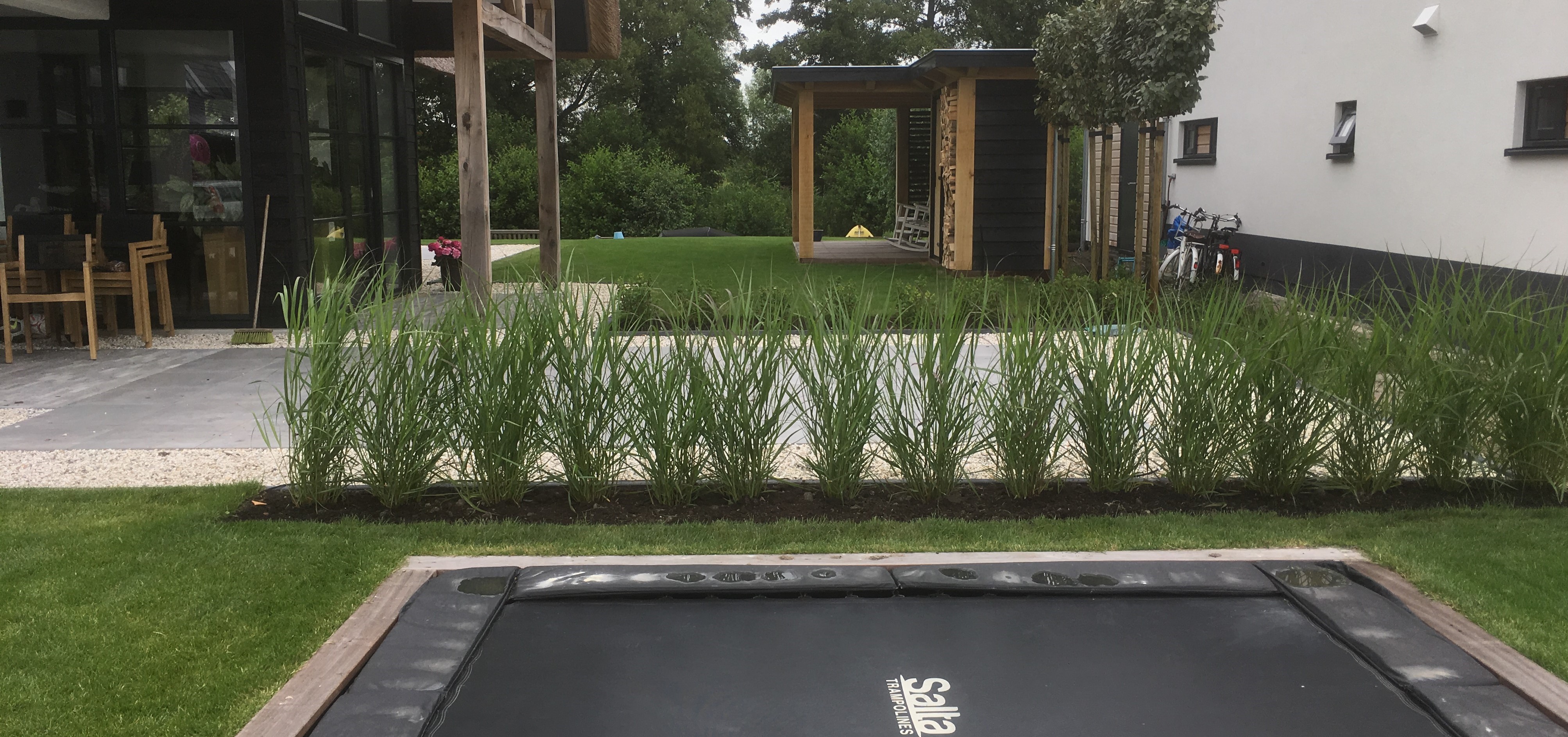 Beplanting en gras